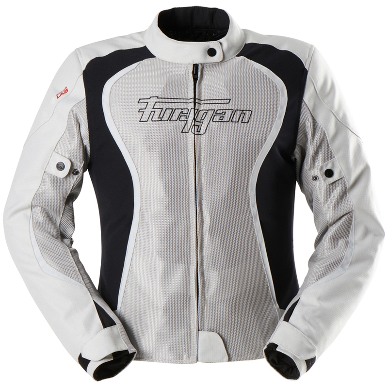 Blouson moto femme Furygan Odessa Vented 3 en 1 beige-noir
