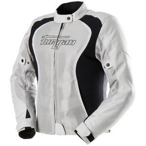 Blouson moto femme Furygan Odessa Vented 3 en 1 beige-noir