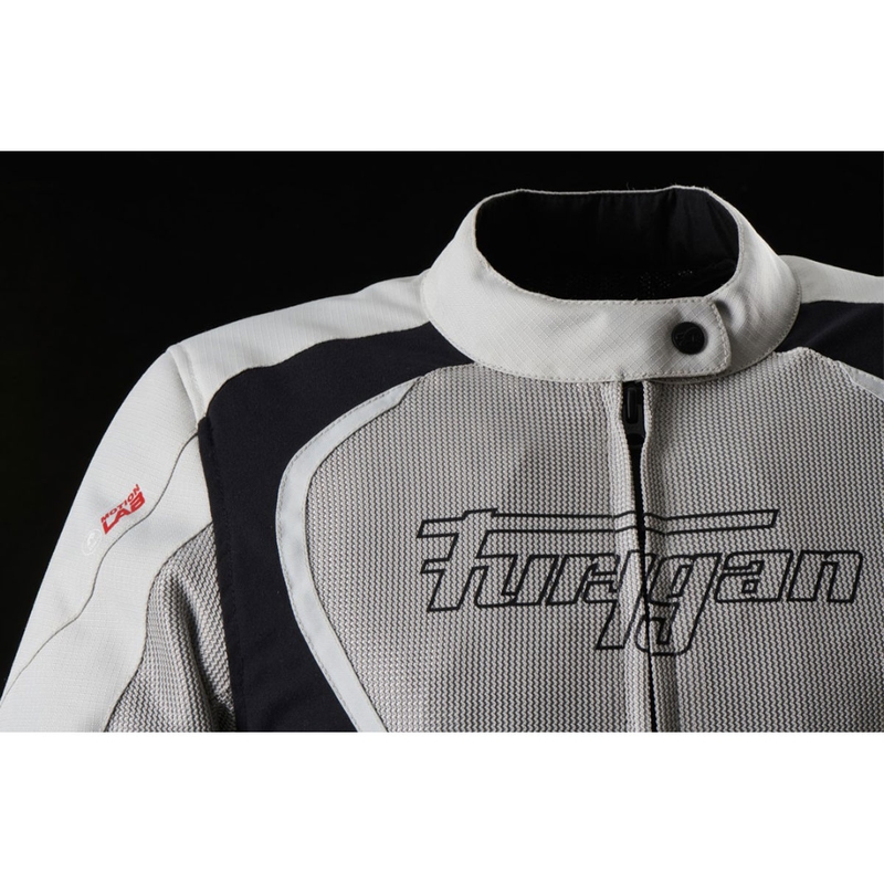 Blouson moto femme Furygan Odessa Vented 3 en 1 beige-noir
