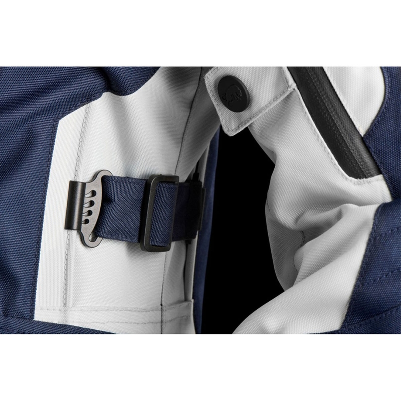 Blouson moto femme Furygan Apalaches Lady Evo bleu-beige-rouge