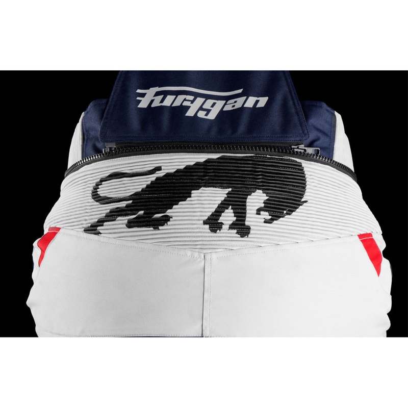Pantalon moto Furygan Killington bleu-beige-rouge