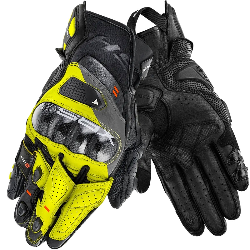 Gants moto Shima XRS-3 jaune fluo