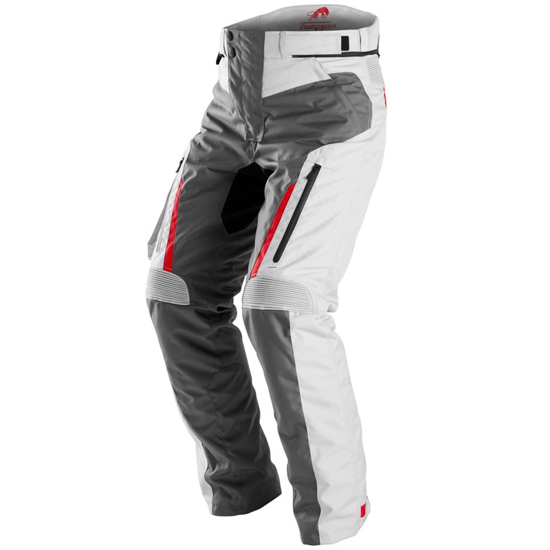 Pantalon moto Furygan Killington gris-beige-rouge