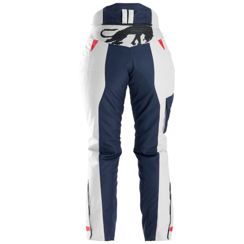 Pantalon moto femme Furygan Killington Lady bleu-beige-rouge