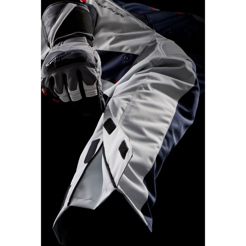 Pantalon moto femme Furygan Killington Lady bleu-beige-rouge