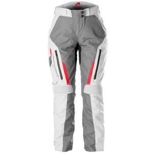 Pantalon moto femme Furygan Killington Lady gris-beige-rouge