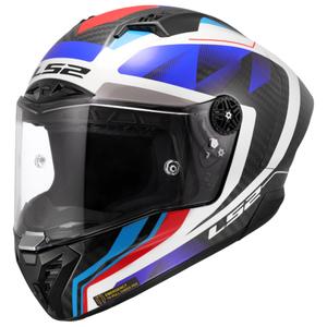 Casque moto intégral LS2 FF805 Thunder C GP Aero Raute bleu-rouge