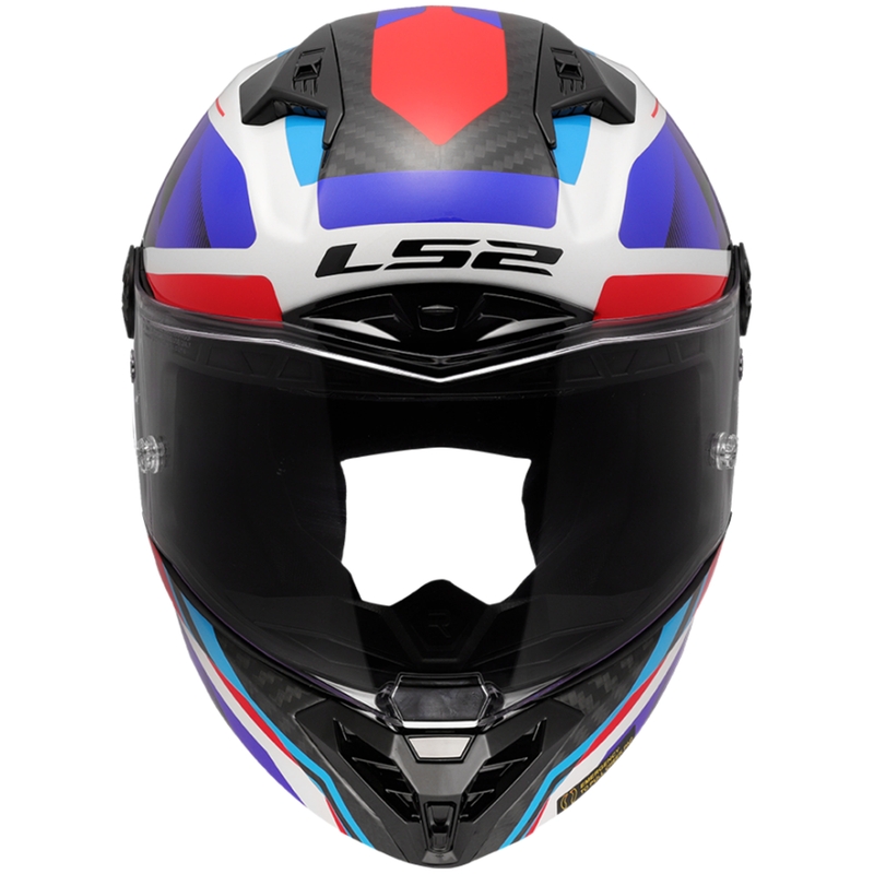 Casque moto intégral LS2 FF805 Thunder C GP Aero Raute bleu-rouge
