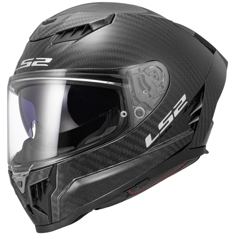 Casque moto intégral LS2 FF807 Dragon Carbon noir mat