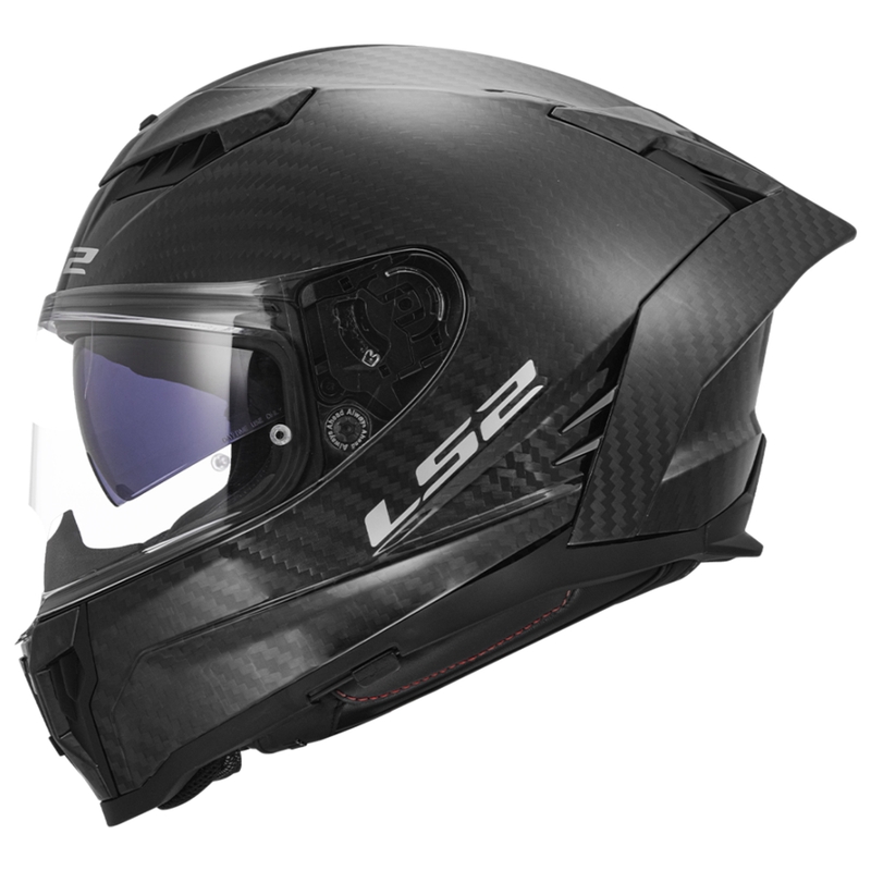 Casque moto intégral LS2 FF807 Dragon Carbon noir mat