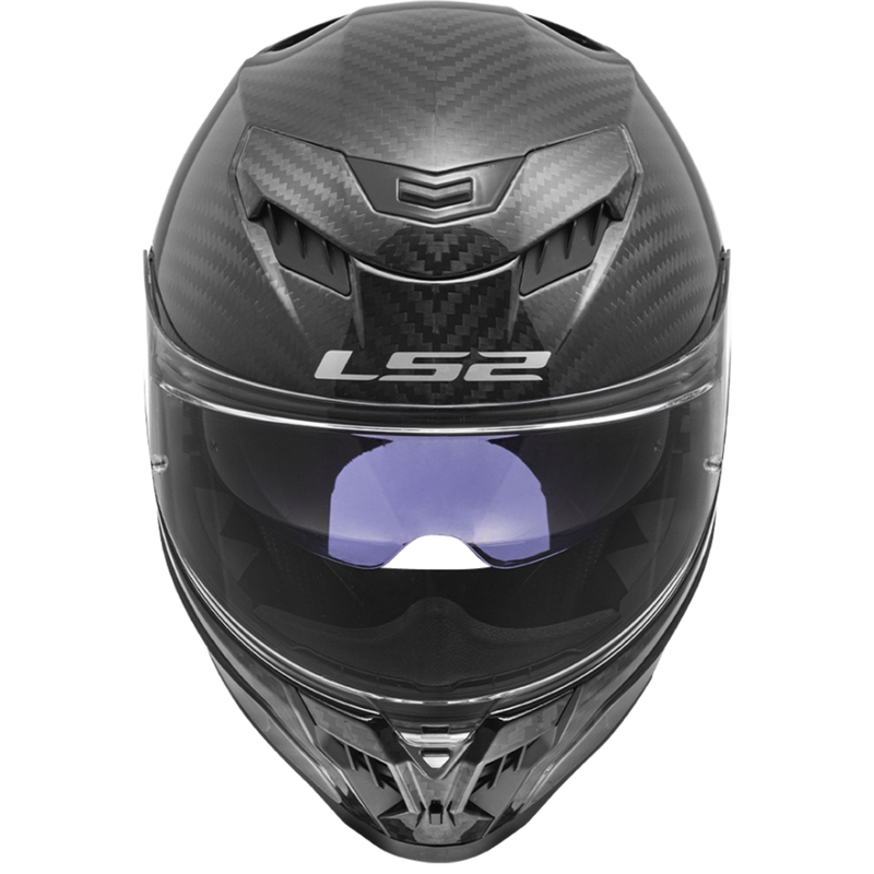 Casque moto intégral LS2 FF807 Dragon Carbon noir mat
