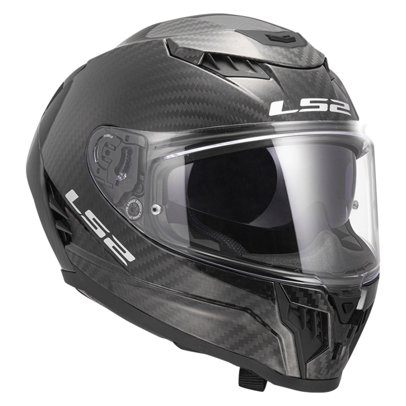 Casque moto intégral LS2 FF807 Dragon Carbon noir mat