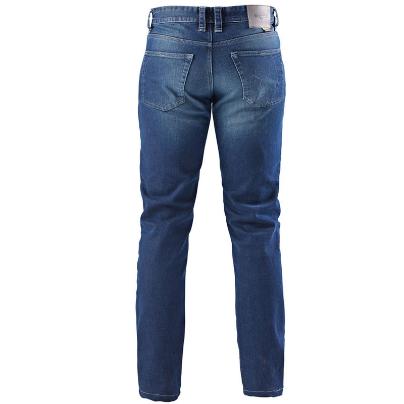 Jean de moto droit Furygan D12 X Kevlar® bleu