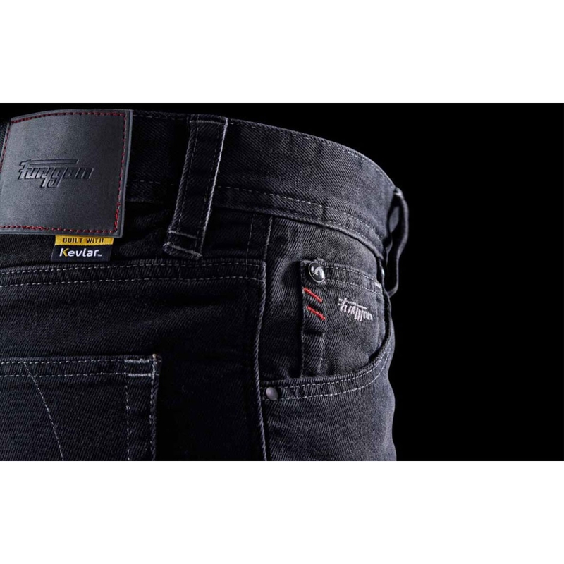 Jean moto droit Furygan D12 X Kevlar® Noir