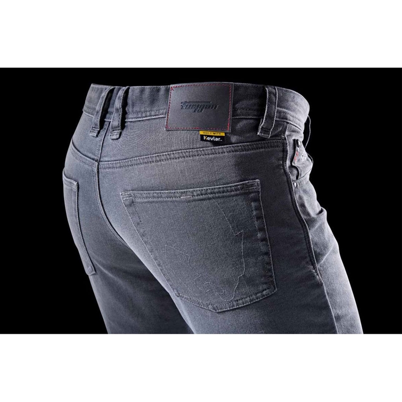 Jean de moto droit Furygan D12 X Kevlar® gris