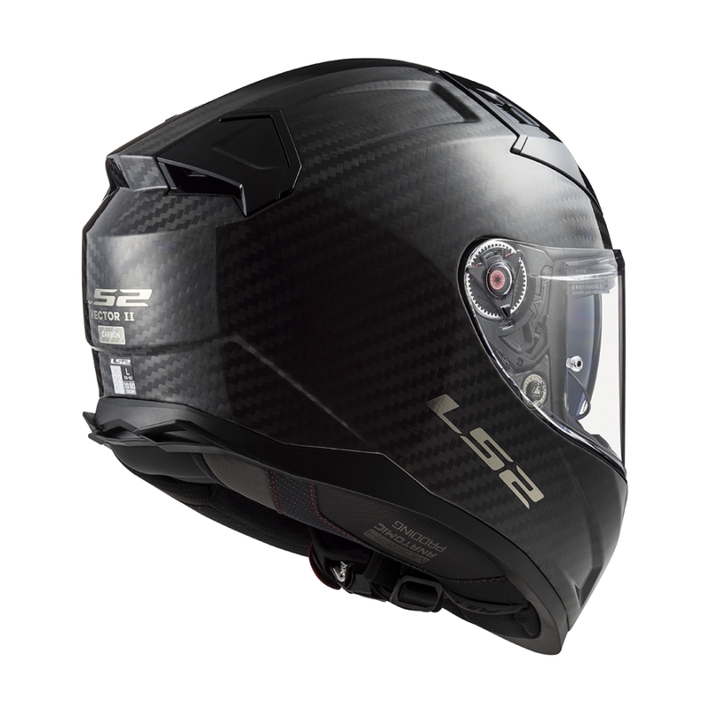 Casque moto intégral LS2 FF811 Vector II Carbon noir mat