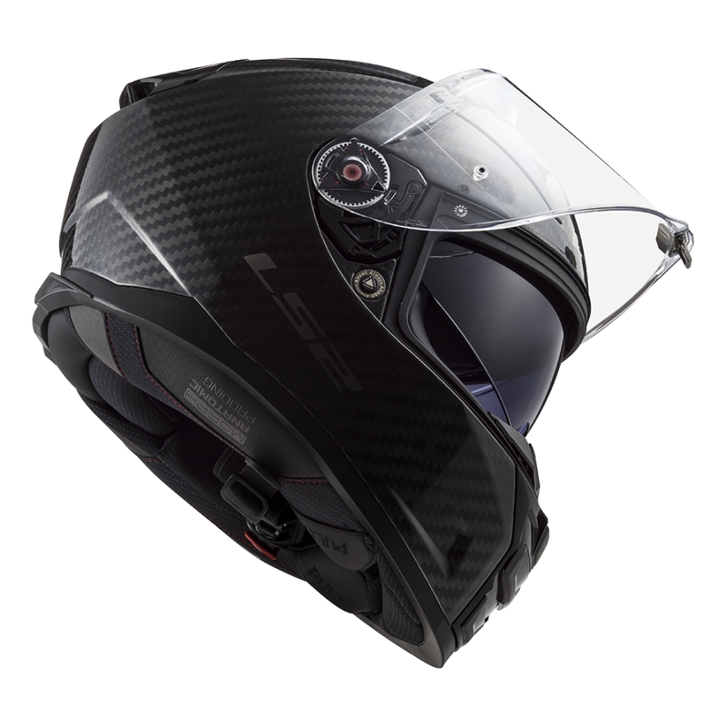 Casque moto intégral LS2 FF811 Vector II Carbon noir mat