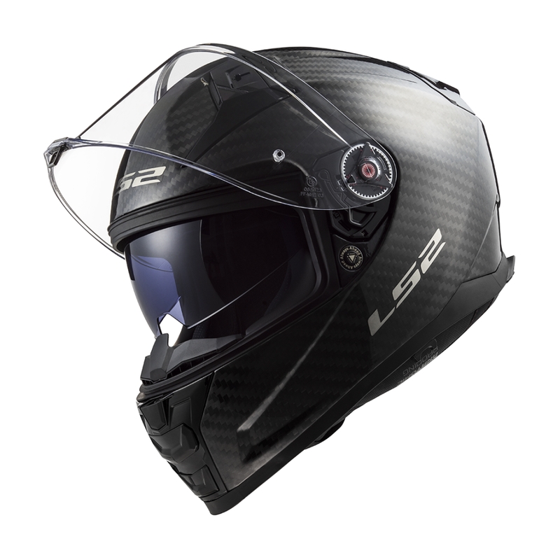 Casque moto intégral LS2 FF811 Vector II Carbon noir mat