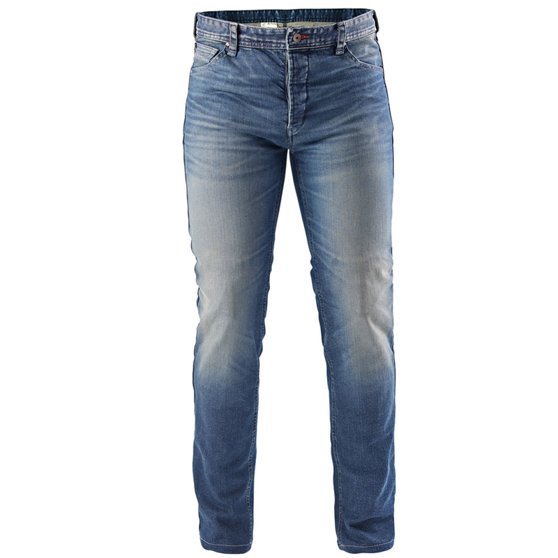 Jean de moto droit Furygan D12 X Kevlar® bleu clair délavé