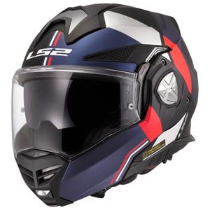 Casque moto modulable LS2 FF901 Advant X Ultra bleu-rouge