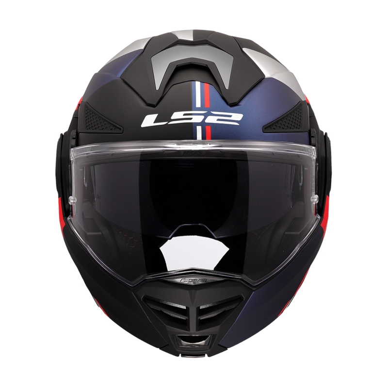 Casque moto modulable LS2 FF901 Advant X Ultra bleu-rouge