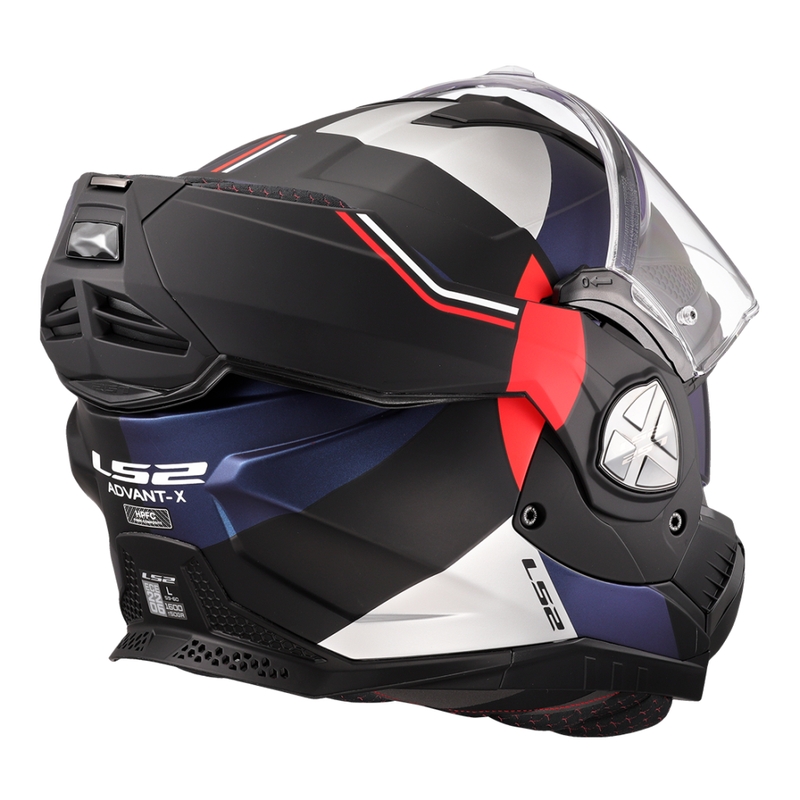 Casque moto modulable LS2 FF901 Advant X Ultra bleu-rouge