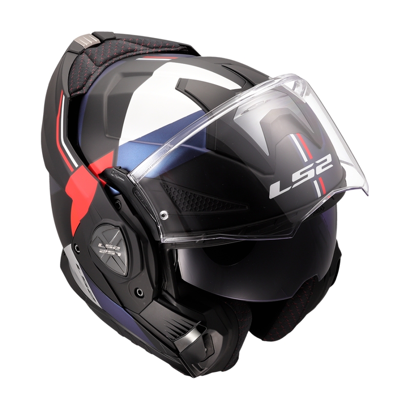 Casque moto modulable LS2 FF901 Advant X Ultra bleu-rouge