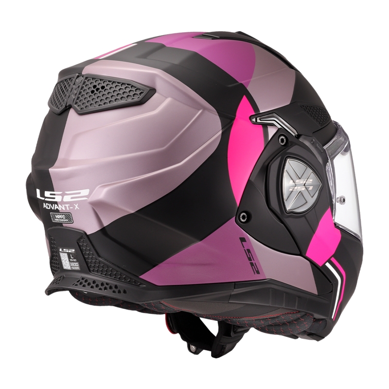 Casque moto modulable LS2 FF901 Advant X Ultra gris-violet