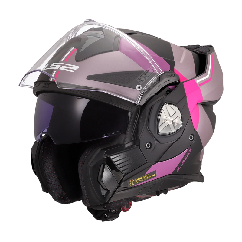 Casque moto modulable LS2 FF901 Advant X Ultra gris-violet