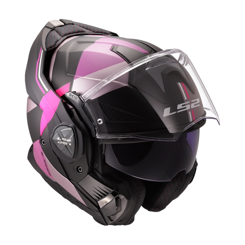 Casque moto modulable LS2 FF901 Advant X Ultra gris-violet