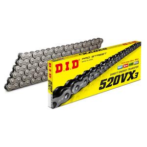 VX série X-Kroužkový řetěz D.I.D Chain 520VX2(VX3) 112 L