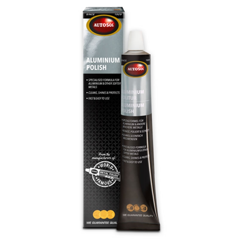Autosol Aluminium Polish 75 ml pâte nettoyante et polissante pour aluminium