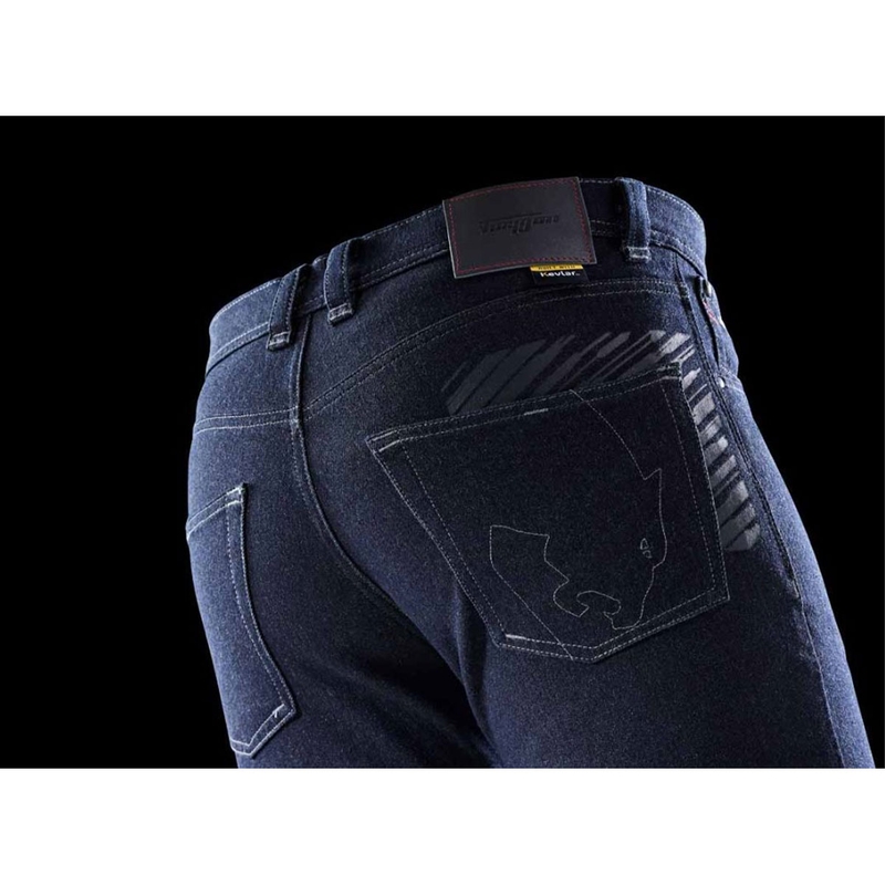 Jean de moto slim Furygan Tyron X Kevlar® bleu foncé