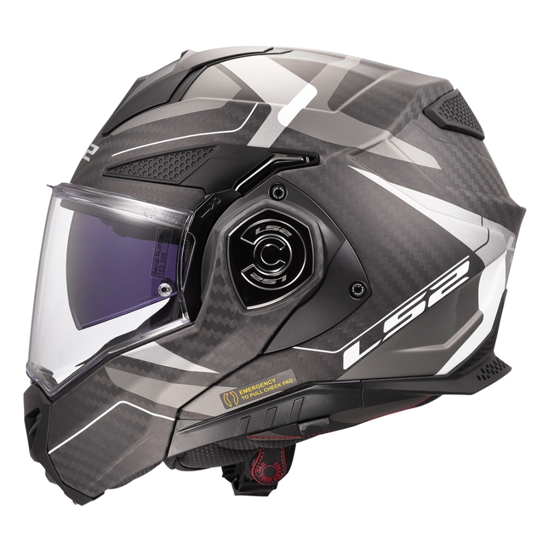 Casque moto modulable LS2 FF901 Advant XC Horizon gris argent