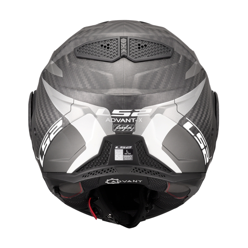 Casque moto modulable LS2 FF901 Advant XC Horizon gris argent