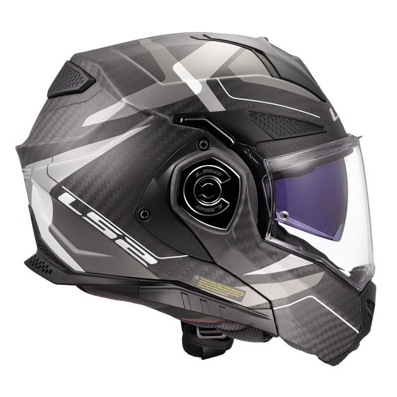 Casque moto modulable LS2 FF901 Advant XC Horizon gris argent