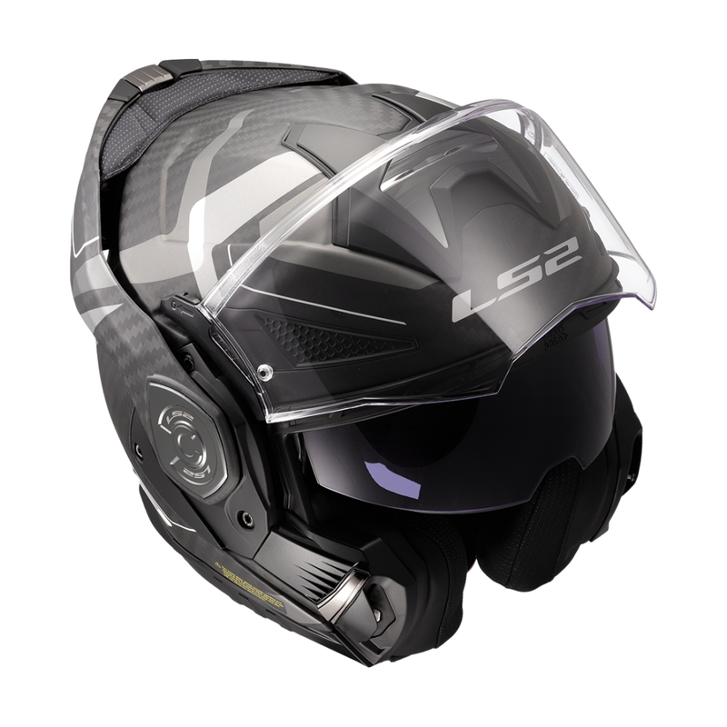 Casque moto modulable LS2 FF901 Advant XC Horizon gris argent