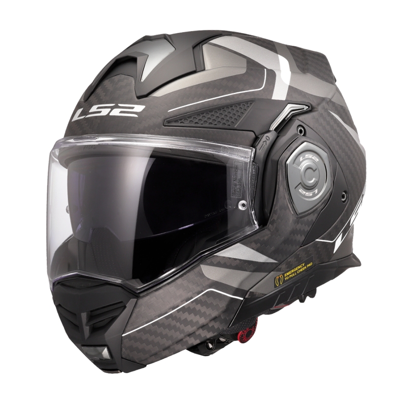 Casque moto modulable LS2 FF901 Advant XC Horizon gris argent