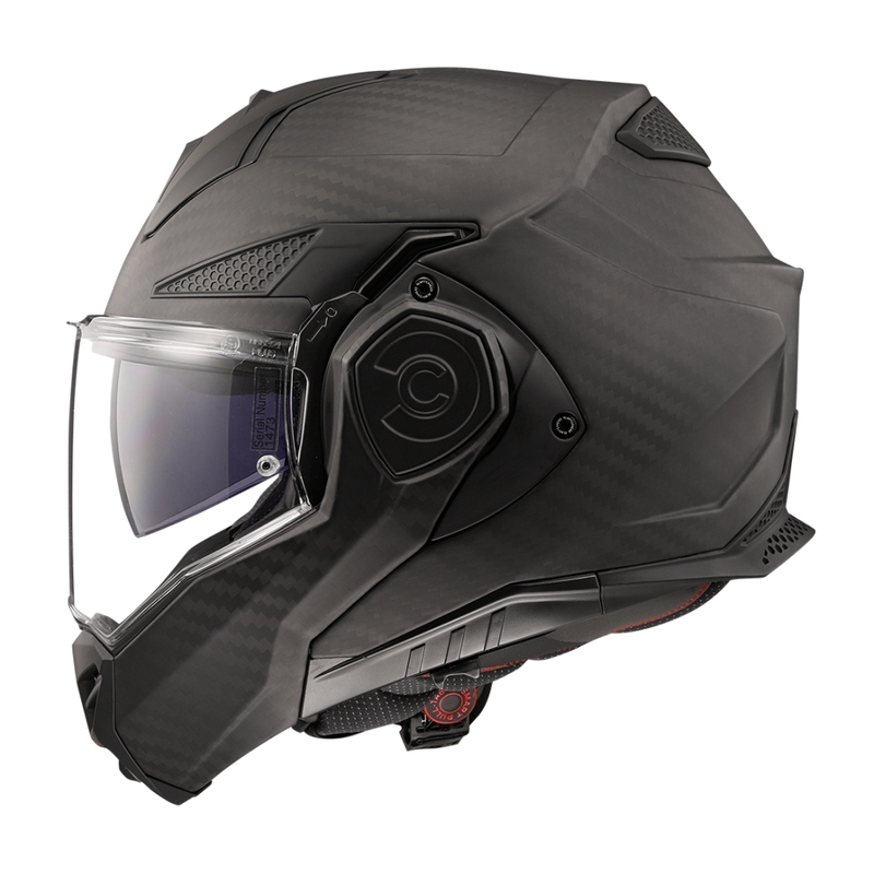 Casque moto modulable LS2 FF901 Advant X Solid Carbon noir mat