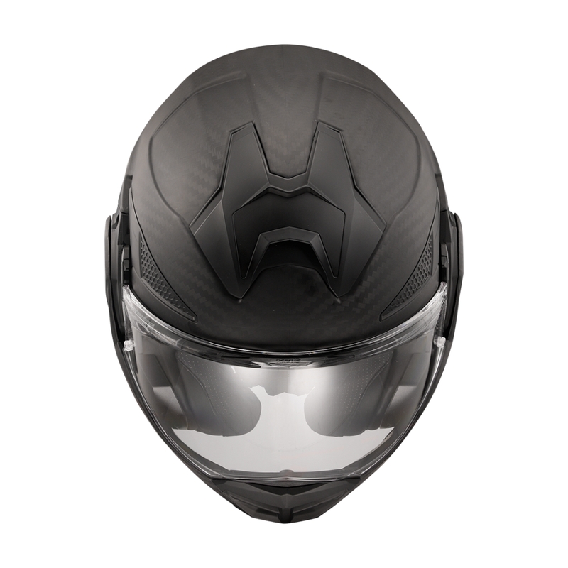 Casque moto modulable LS2 FF901 Advant X Solid Carbon noir mat