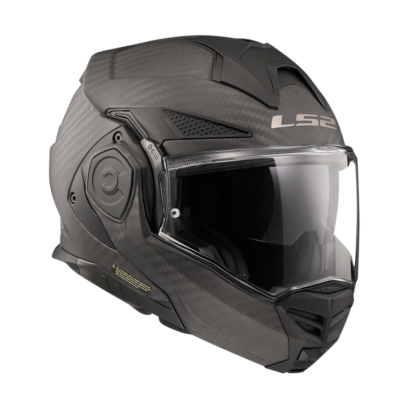 Casque moto modulable LS2 FF901 Advant X Solid Carbon noir mat