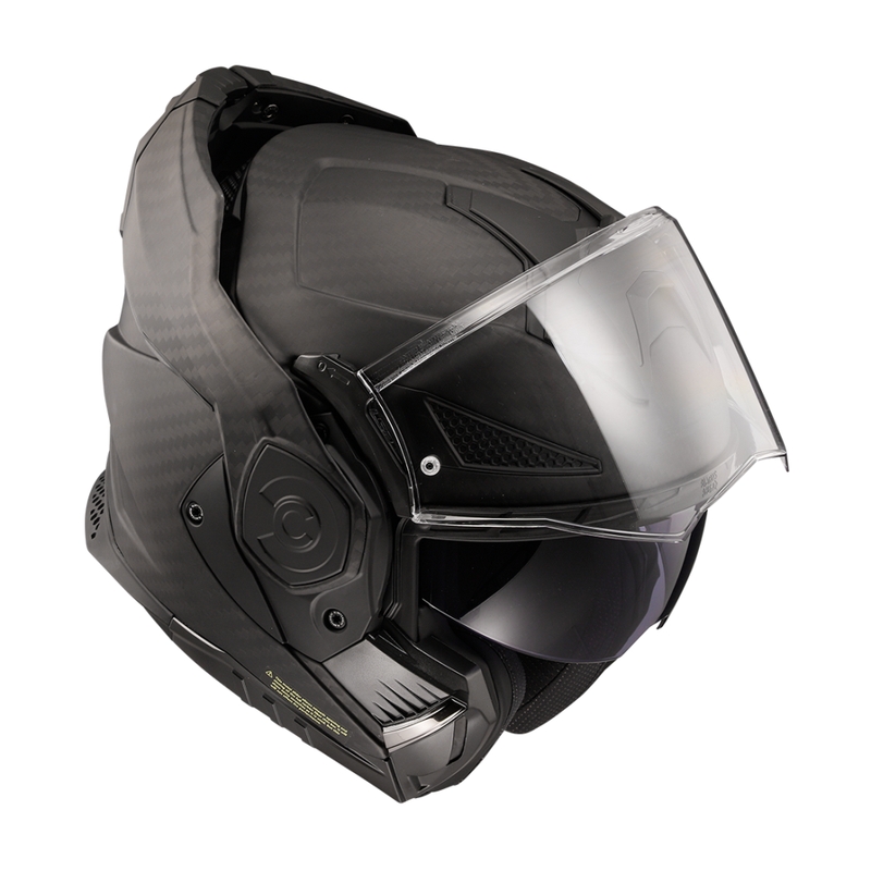 Casque moto modulable LS2 FF901 Advant X Solid Carbon noir mat