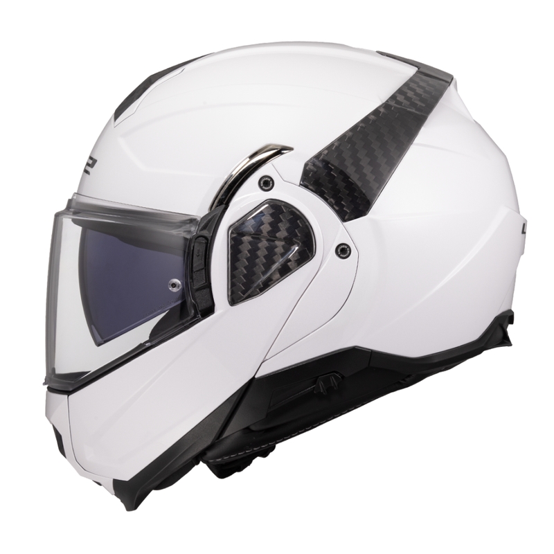 Casque de moto modulable LS2 FF910 Advant II Blanc uni