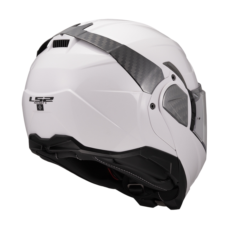 Casque de moto modulable LS2 FF910 Advant II Blanc uni