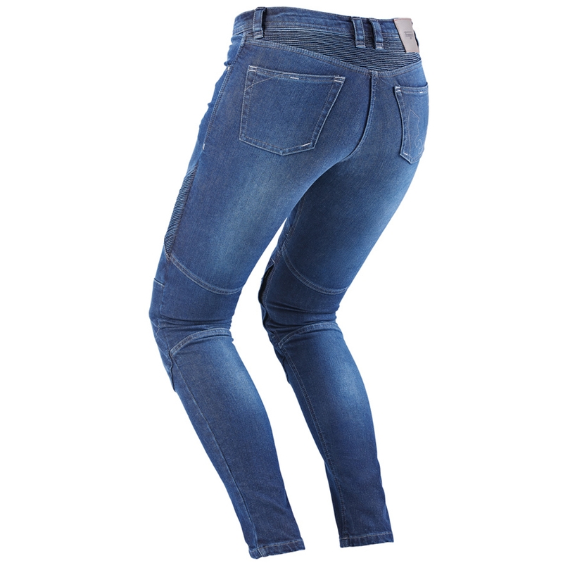 Jean moto femme Furygan Purdey Evo Slim bleu