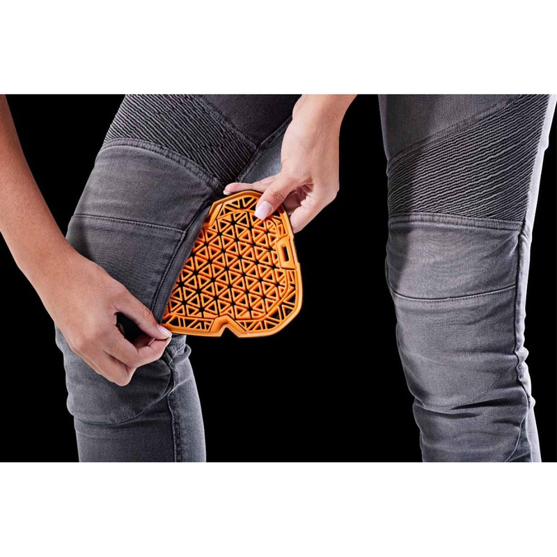 Jean moto femme Furygan Purdey Evo Slim gris