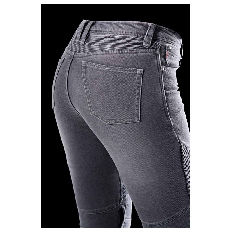 Jean moto femme Furygan Purdey Evo Slim gris