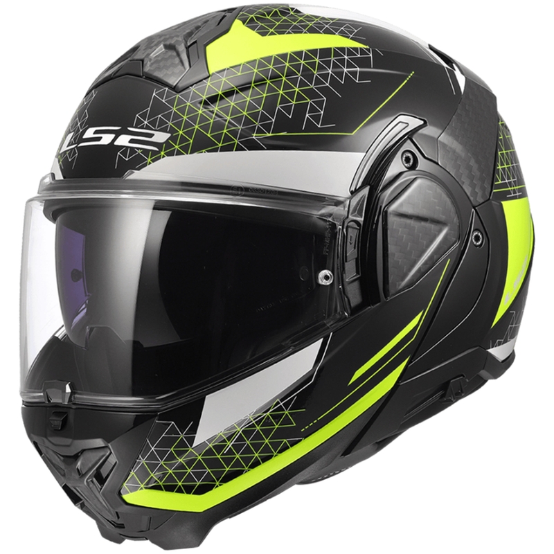Casque moto modulable LS2 FF910 Advant II Astral jaune fluo