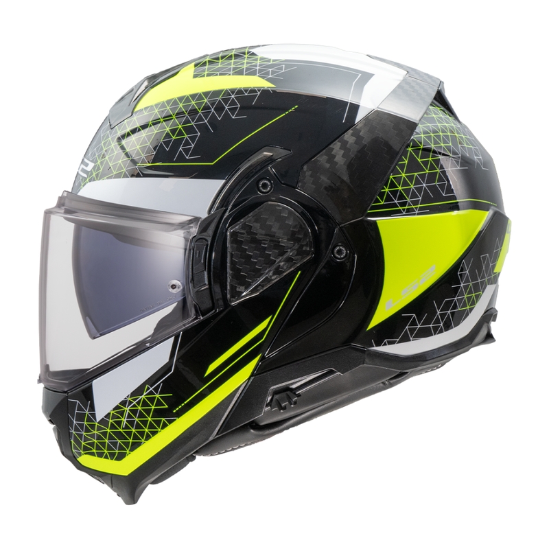 Casque moto modulable LS2 FF910 Advant II Astral jaune fluo