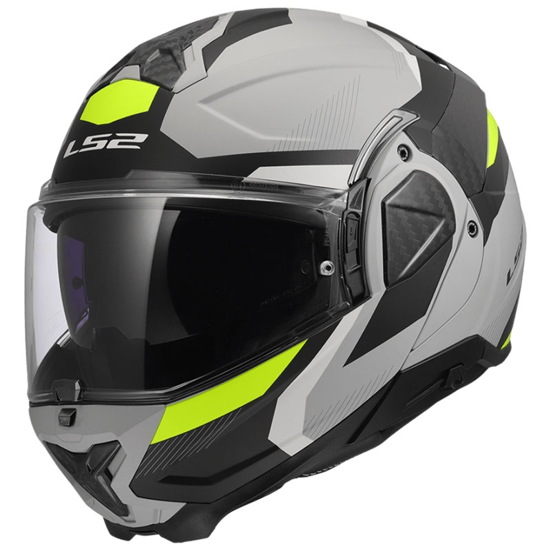 Casque moto modulable LS2 FF910 Advant II Triple gris clair